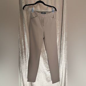 Skinny taupe pants